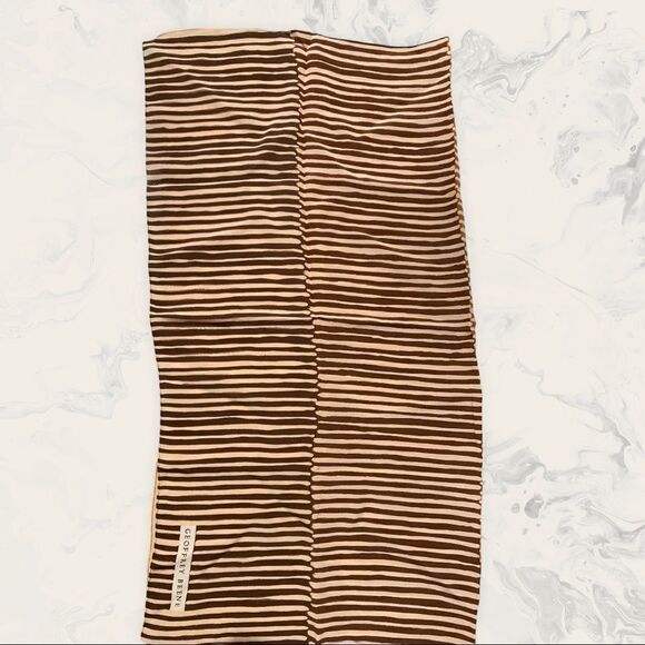 Geoffrey Beene Scarf - One Size - Brown /tan - Picture 5 of 7